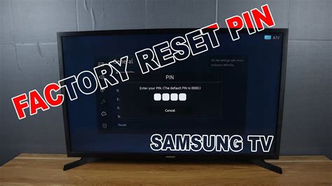 smart tv factory reset code