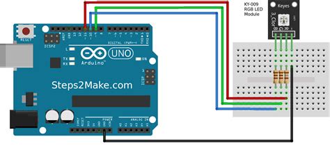 smd rgb led arduino code