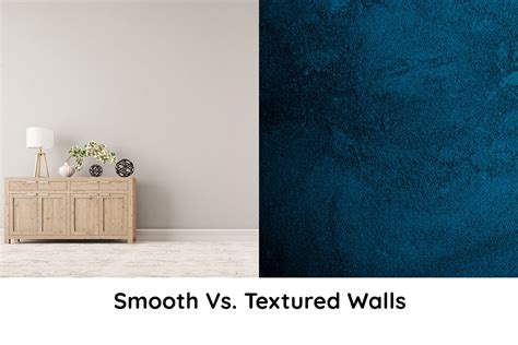 smooth wall vs texture