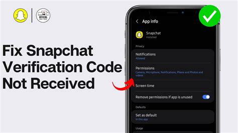 snapchat verification code not sending to email
