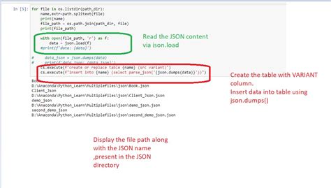 snowflake json file format example