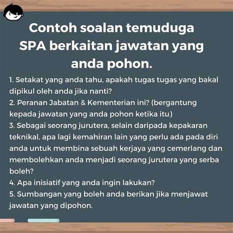 soalan soalan interview spa