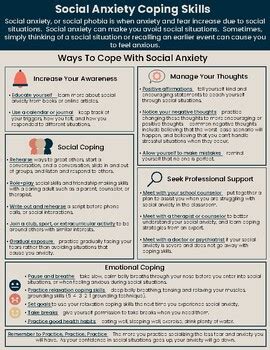 social anxiety coping skills
