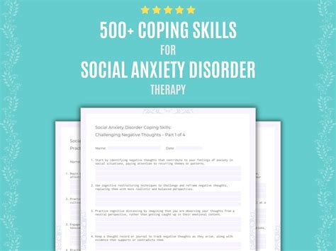 social anxiety disorder coping skills