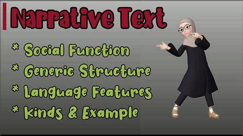 social function and generic structure of narrative text and the kind of example