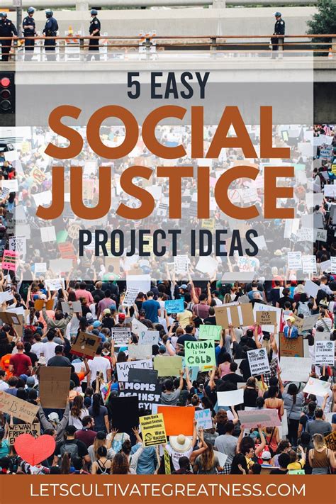 social justice project ideas for students