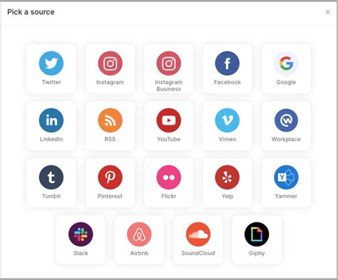 social media feed html code