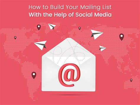 social media mailing lists