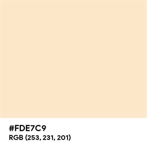 soft peach colour code