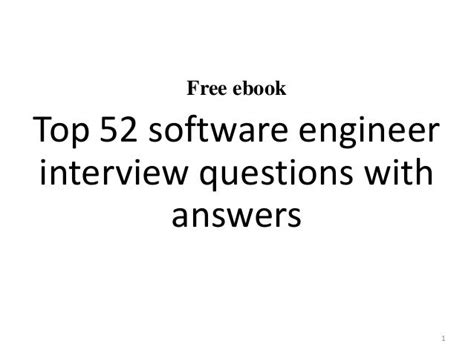 software developer interview questions and answers pdf