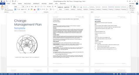 software development change management document template