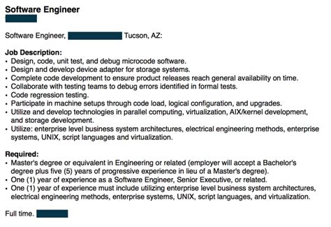 software engineer description and responsibilities