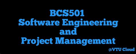 software engineering & project management vtu notes
