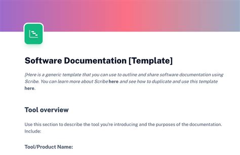 software engineering project documentation example