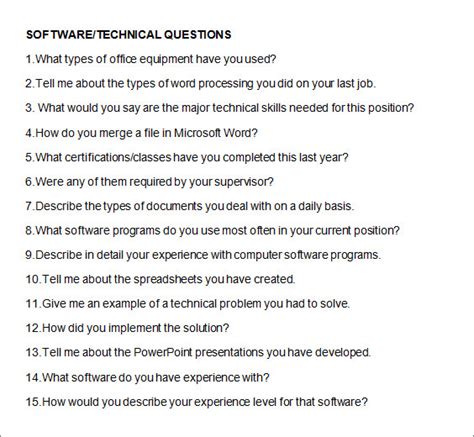 software engineering technical interview questions and answers pdf