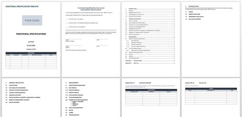 software functional specification example
