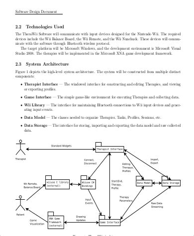 software system design document example