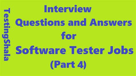 software tester interview questions for experienced