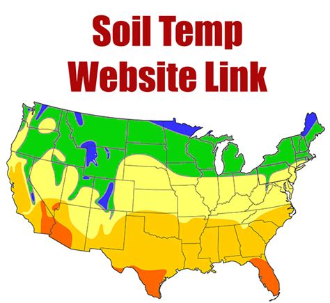 soil temperature map by zip code