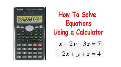 solve two-step equations calculator
