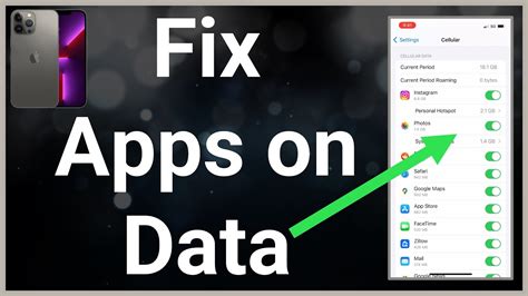 some apps not working in mobile data