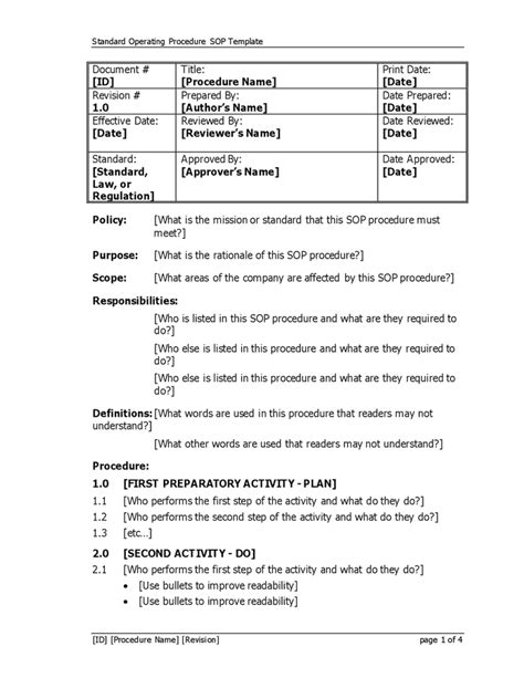 sop document sample pdf