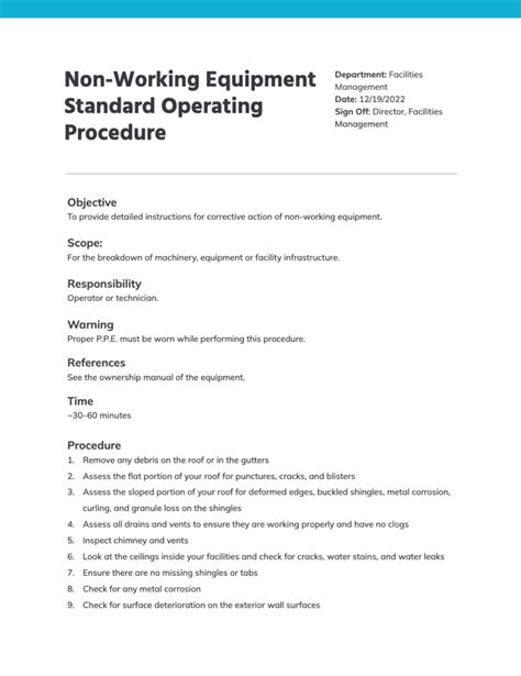 sop with example