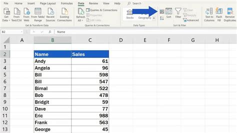 sort tabs in excel alphabetically without dose