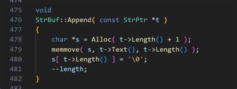 source code snippets