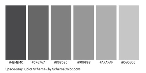 space grey color code