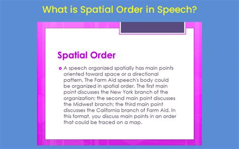space pattern speech