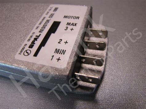spal resistor code 1000