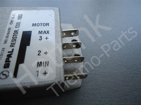 spal resistor code 1003
