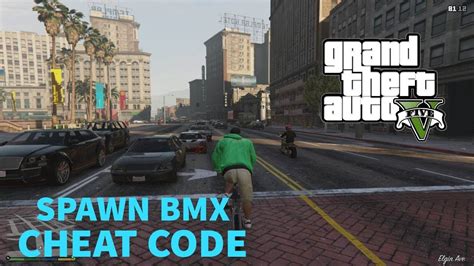 spawn bmx gta 5 cheat code