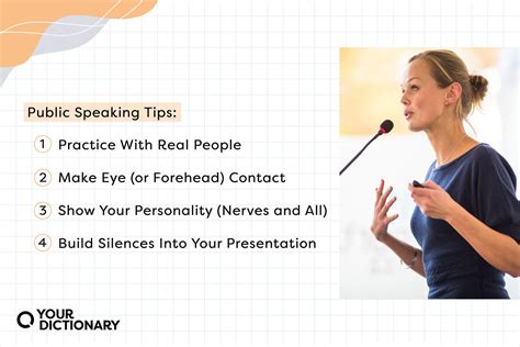 speaking tips for presentation