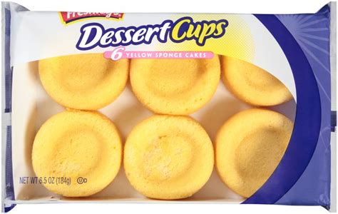 sponge cake in cups