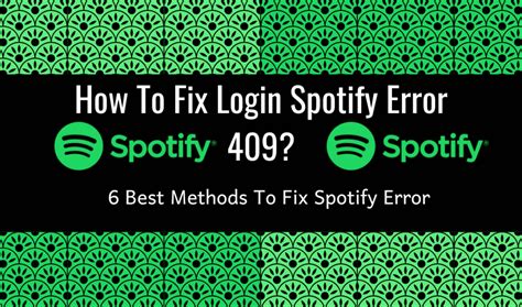 spotify app error code 409