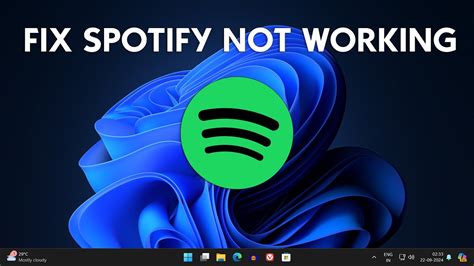 spotify app not working