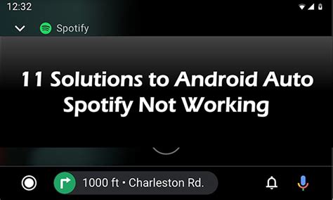 spotify app not working on android auto