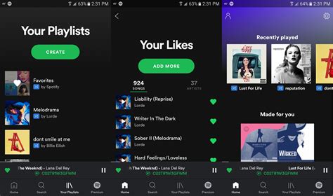 spotify app using gb