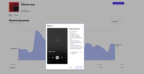 spotify canvas dimensions and time
