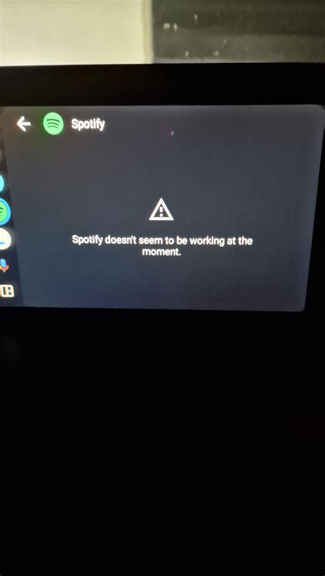 spotify doesn't seem to be working android auto