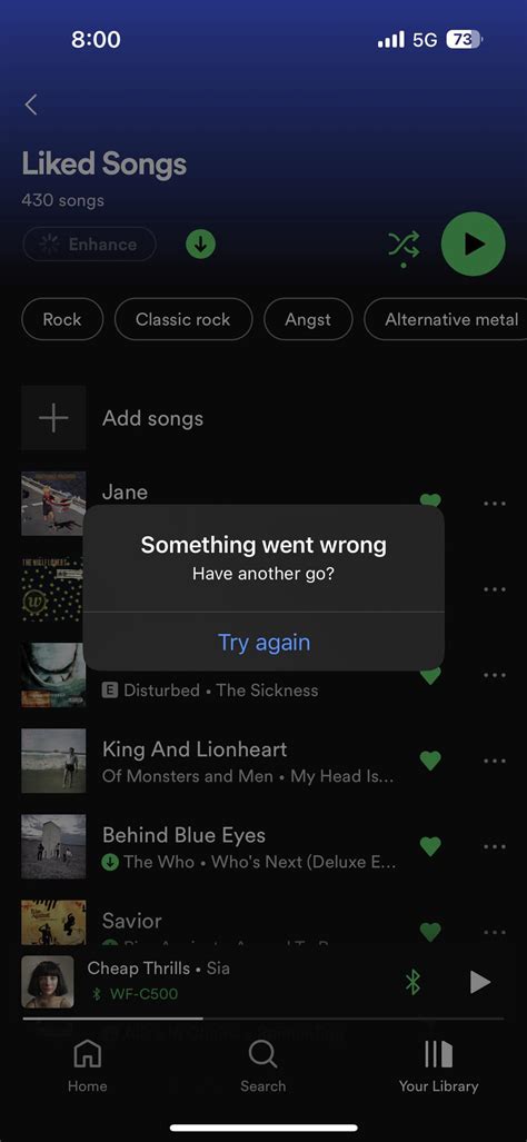 spotify not loading android