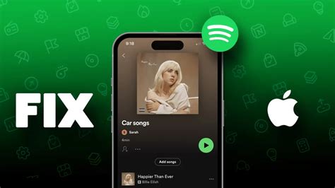 spotify not working on data iphone