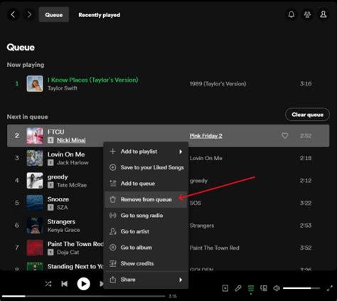 spotify queue not working desktop