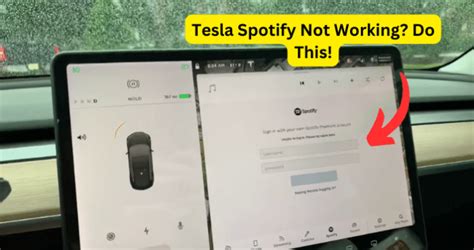 spotify queue not working tesla