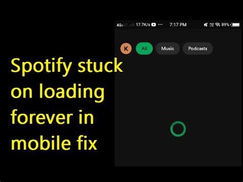 spotify stuck loading