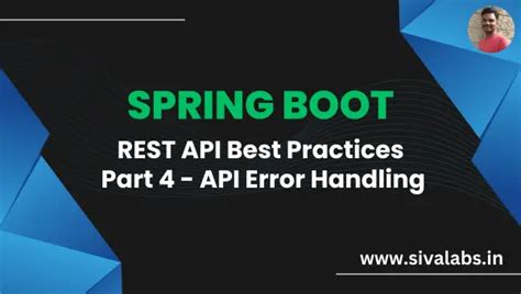 spring boot rest response best practices