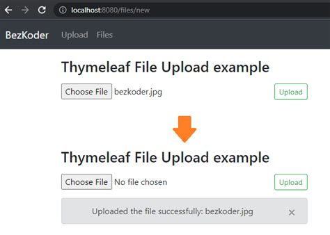 spring boot thymeleaf file upload example