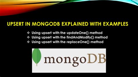 spring data mongodb upsert example